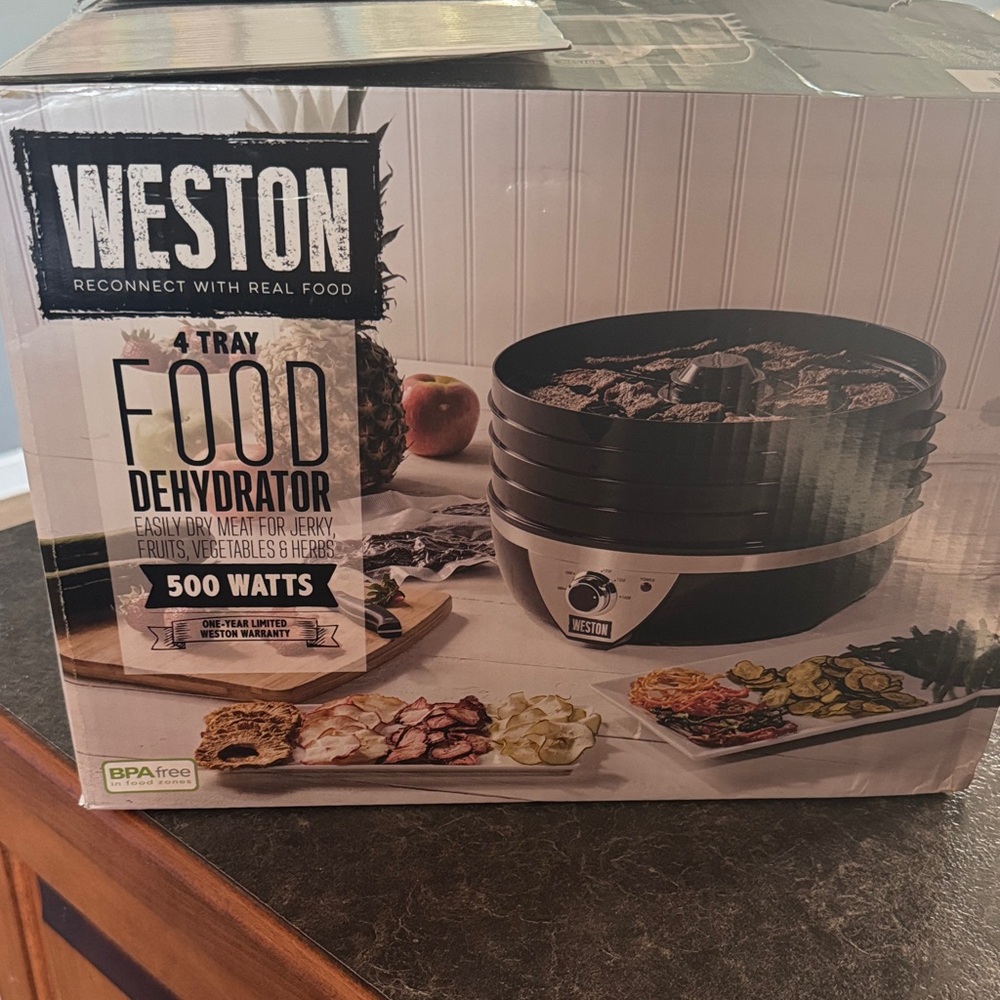 Black 4-Tray Food Dehydrator